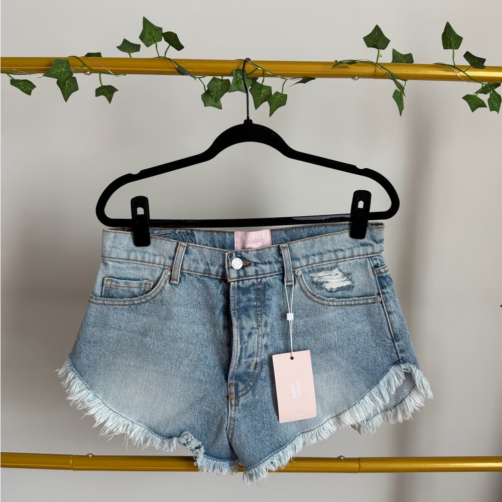 💜 Revice Denim Side Chick Cutoff Shorts | Size 29 | NWT
